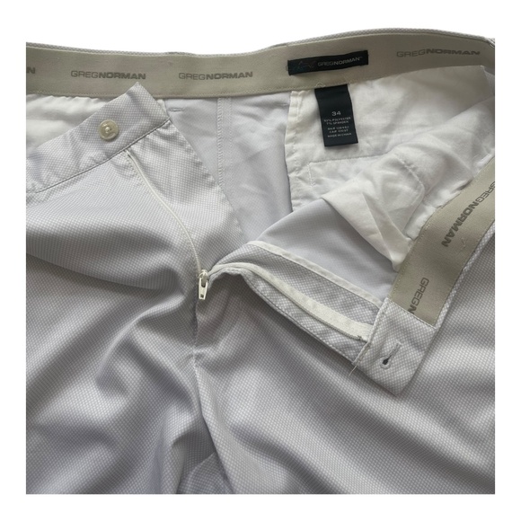 Greg Norman Men's Stretch Golf Fishing Short Size US 34 Regular Gray blocks - Picture 7 of 10